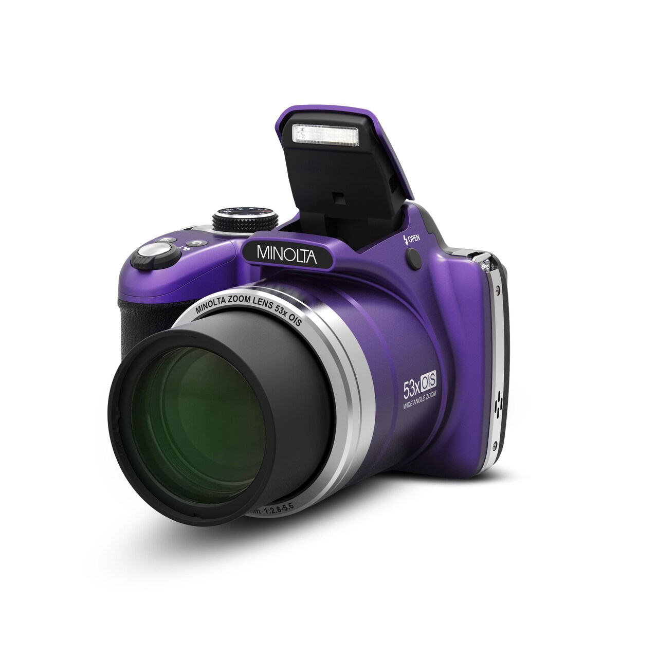 Minolta MN53Z 16MP / 1080p HD 53X Optical Zoom Wi-Fi Bridge Camera